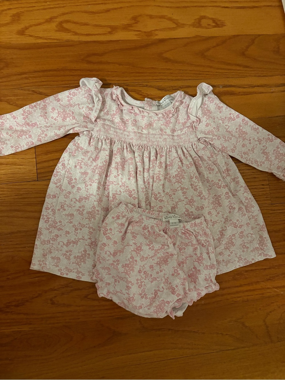 Kissy Kissy Smocked Dress with Bloomers